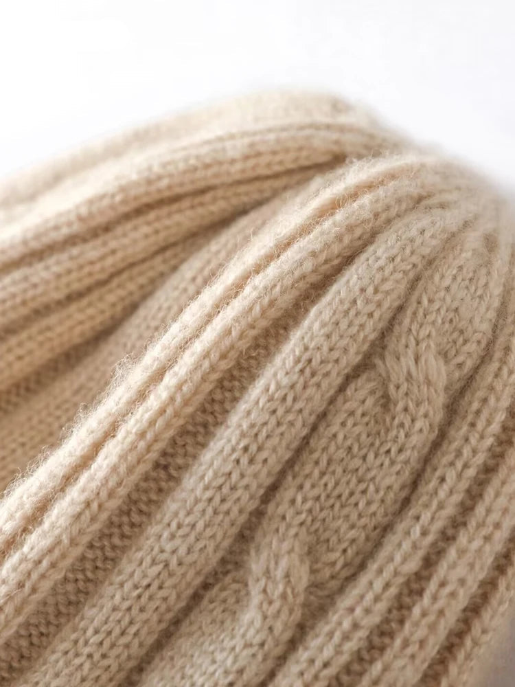 The Budapest Cashmere Double-Sided Beanie